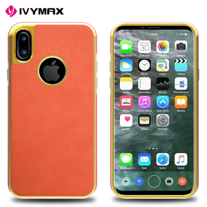 Ivymax nuevo diseño maravilloso para el <span class=keywords><strong>iPhone</strong></span> x funda, para <span class=keywords><strong>iPhone</strong></span> x caja un color naranja - Product Image 1
