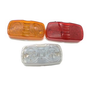 10 Sombrero de paja de alta calidad LED Camión Remolque Marcador lateral Liquidación Indicador de iluminación Luces ámbar Tasa IP67 - Product Image 5