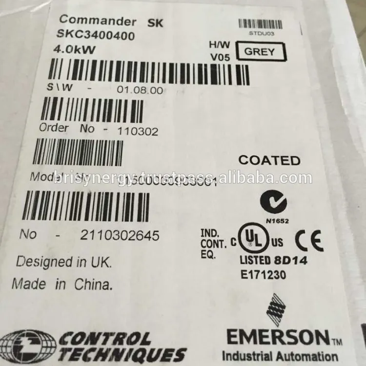 Emerson SKC3400400 comandante SK 4.0KW 380-480V 50/60HZ nuevo