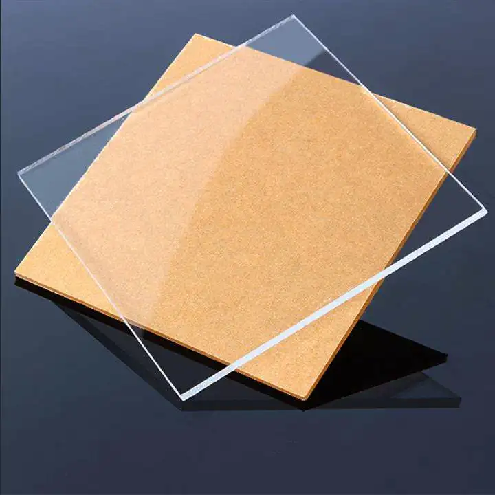 Folha acrílica transparente quadrada espessa, 600*600*3mm para 2020 sinal de proteção