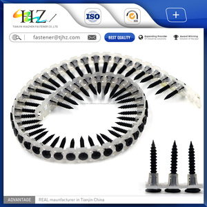 La fábrica suministra directamente M4.5 C1022 drywall cotejados tornillos con tira de plástico - Product Image 4
