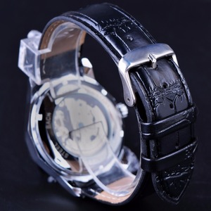 Top Brand di Lusso Vincitore Blu Oceano Geometria di Disegno Trasparente Scheletro Dial Mens Della Vigilanza di Modo Automatico <span class=keywords><strong>Orologio</strong></span> Meccanico <span class=keywords><strong>Orologio</strong></span> - Product Image 6