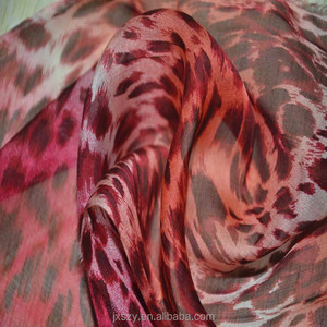 Großhandel 100% reine Seide <span class=keywords><strong>Chiffon</strong></span> Stoff bedruckte Seidenstoffe - Product Image 6