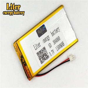 Stecker 2,5-2 P 304080 Ultra-dünnen polymer lithium-batterie 1500 mah außen beleuchtung <span class=keywords><strong>3</strong></span>,7 V medizinische ausrüstung mit ntc - Product Image 3