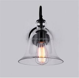 Estilo europeo antiguo de vidrio sombra lámpara de pared <span class=keywords><strong>para</strong></span> hotel lámpara de cabecera - Product Image 3