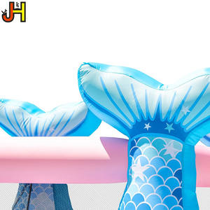 Piccola Casa <span class=keywords><strong>di</strong></span> Rimbalzo Gonfiabile Mermaid Castello gonfiabile Casa Con Ventilatore <span class=keywords><strong>di</strong></span> Aria Per I Bambini Del Partito - Product Image 5