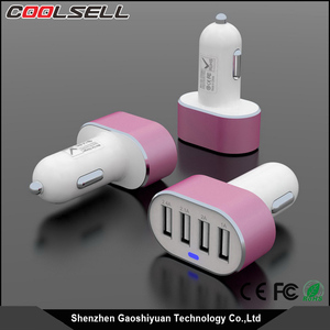 La meilleure vente nouveau design <span class=keywords><strong>4</strong></span> usb port charge rapide 3.0 coloré <span class=keywords><strong>chargeur</strong></span> de voiture pour <span class=keywords><strong>iphone</strong></span> 7 <span class=keywords><strong>s</strong></span> - Product Image 4
