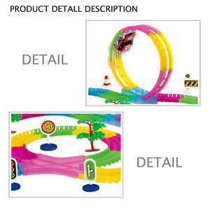 <span class=keywords><strong>Voiture</strong></span> de jeu magique Jacko Toys pour enfants, circuit flexible rotatif à 360° <span class=keywords><strong>lumineux</strong></span>, en plastique ABS - Product Image 4