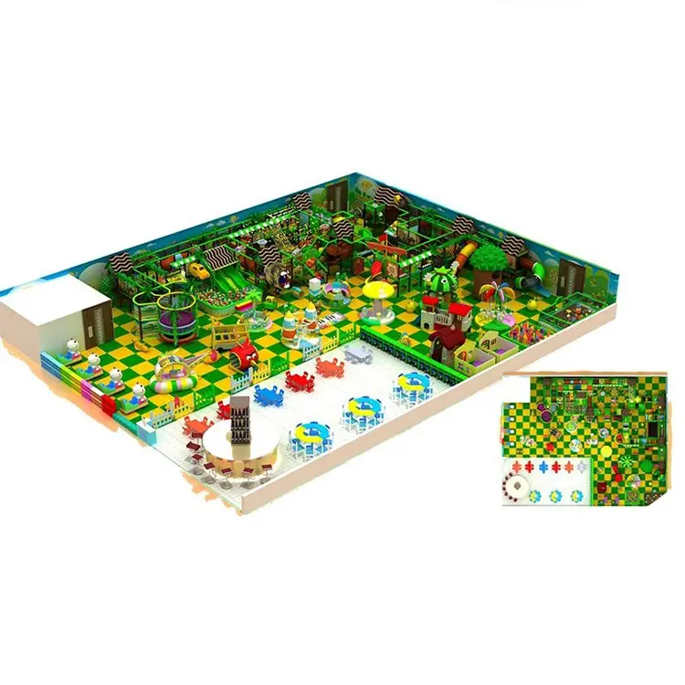 Детская Коммерческая крытая игровая площадка в природном стиле, парк развлечений, оборудование для детской игровой площадки
