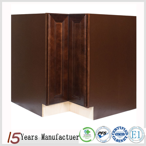 Cheap Solid Wood Lazy Susan <strong>Corner</strong> Kitchen Cabinet Furniture <strong>Units</strong> - Product Image 3