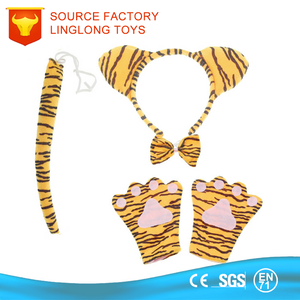バレンタインギフト幼児玩具リアルなシベリアの虎の足と尾韓国の赤ちゃんの髪の飾りハロウィーンの衣装 - Product Image 5