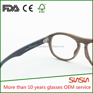 Khung Quang Học Hàn Quốc Thiết Kế Kính Mắt Khung Gỗ - Product Image 4