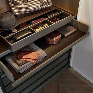 Modern Design Bedroom Furniture <strong>Flat</strong> <strong>Pack</strong> Open Door Walk in <strong>Wardrobe</strong> - Product Image 4