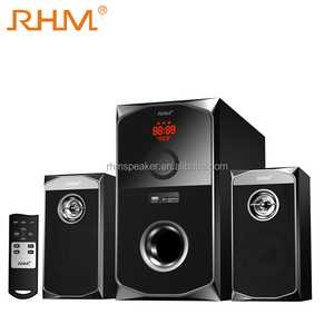 30W subwoofer professional manufacture 2.1 multimedia speaker 5.25" wooden subwoofer speaker