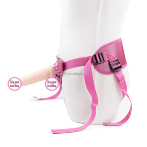 Ausgefallene Unterwäsche hose aus weichem Leder Verstellbarer, hochwertiger Nylon gurt mit Dildo