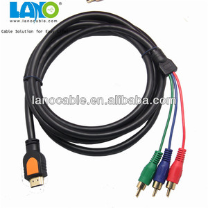 Televisión de alta definición <span class=keywords><strong>hdmi</strong></span> a <span class=keywords><strong>vga</strong></span> de <span class=keywords><strong>y</strong></span> hd15/pb/pr 3 rca adaptador convertidor de <span class=keywords><strong>cable</strong></span> - Product Image 1