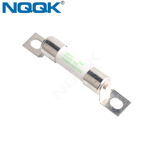 Lien de <span class=keywords><strong>fusible</strong></span> HEV10 30A DC500V 5kA ISO8820 DC M5 65mm pour l'électricité éolienne de voiture - Product Image 1