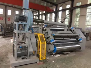 Corrugator karton membuat mesin kelompok/Karton Mesin membuat karton bergelombang/penempuh Tunggal