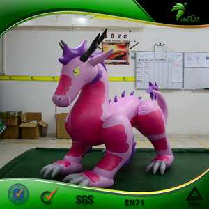 Rosa aufblasbarer chinesischer Drache, Hongyi aufblasbarer Drache - Product Image 2