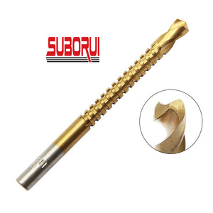 مجموعة من 6 قطع من لقم الحفر المطلية بالتيتانيوم HSS لحفر المعادن والخشب - Product Image 1
