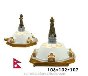 Swayambhunath of Nepal world famous building miniature