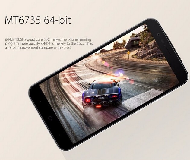 Elephone P4000 MTK6735 1.3 ГГц четырехъядерных процессоров 5.0 дюймов андроид 5.1 4 г LTE мобильный телефон