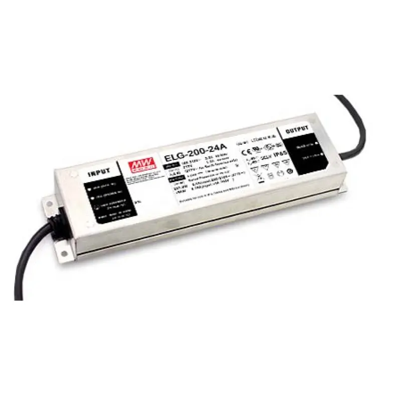 ORIGINAL Mean well ELG-200-48 200W 48V/4.16A IP67 AC-DC PFC  Constant Voltage + Constant Current LED Driver Switch Power Supply