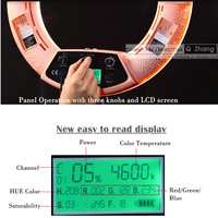 Yidoblo RVB Polychrome Anneau Lumineux LED 18 ''96w FC-480 pour Caméra Photo Vidéo Youtube Éclairage, LED Selfie Lampe 2800K-9990K