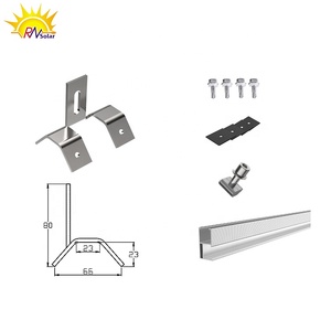 Bán Sỉ Tấm Kẹp Năng Lượng Mặt Trời Cấu Trúc Gắn Mái Bằng Kim Loại Hình Thang Của Tấm Năng Lượng Mặt Trời Kết Cấu Mái Nhà - Product Image 3