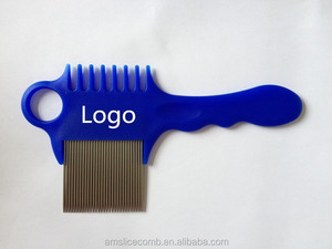 Lente di ingrandimento di vetro <span class=keywords><strong>nit</strong></span> pettine corto SS aghi pidocchi pettine doppio uso pidocchi pettine