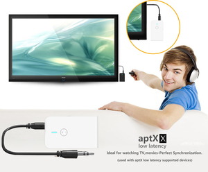 Trasmettitore e Ricevitore <span class=keywords><strong>Bluetooth</strong></span> 5.0 2 in 1 2022, Batteria Extra Lunga Durata, Jack 3.5mm, Lettore MP3 <span class=keywords><strong>Bluetooth</strong></span> per Auto e Altoparlanti Domestici - Product Image 6