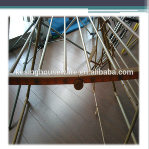 Steel color grass bamboo <span class=keywords><strong>from</strong></span> <span class=keywords><strong>the</strong></span> butterfly's wooden folding cloth rack stand - Product Image 5