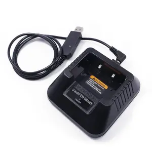 Bộ Sạc Cáp USB UV-5R Baofeng (9-10.8V) Với Đèn Báo Cho UV-5R Baofeng UV-5RE DM-5R Cộng Với Walkie Talkie UV 5R