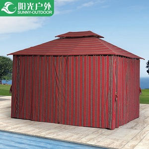 หรูหราสไตล์อาหรับเหล็ก Gazebo กลางแจ้งเต็นท์ผ้าม่าน - Product Image 3