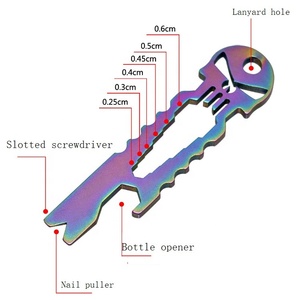 Lfesc vendita all'ingrosso Edc sopravvivenza campeggio attrezzatura da trekking tascabile Multi strumento piede di porco con chiave cacciavite - Product Image 2