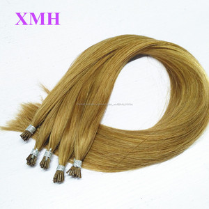 Beyaz kadınlar <span class=keywords><strong>i</strong></span>çin toptan fiyat Brezilyalı <span class=keywords><strong>I</strong></span> ipucu insan saç uzatma - Product Image 4
