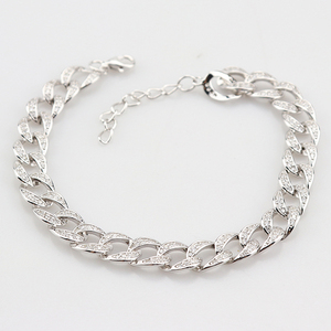 Pulsera de Diseño de Moda, Joyería de Plata 925, Cadena Hecha a Mano en Italia para Hombre - Product Image 4