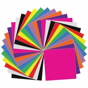 Dernière conception personnalisée 12X12 brillant mat auto-adhésif soutenu artisanat couleur feuilles de vinyle pour la découpe - Product Image 2