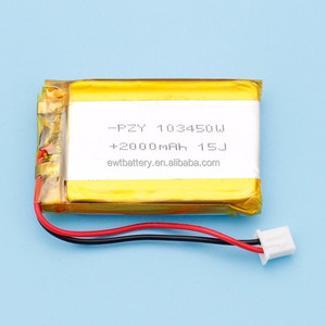 103045 3.7v 1800mAh 리튬 폴리머 배터리 셀 3.7v 1800mAh 6.66Wh 리포 배터리 - Product Image 1