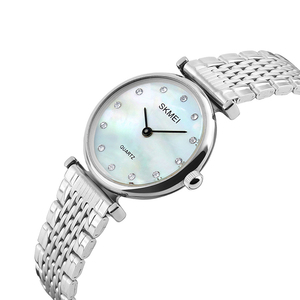 <span class=keywords><strong>Reloj</strong></span> Skmei 1223 con Caja de Aleación, Parte Trasera de Acero Inoxidable, <span class=keywords><strong>Reloj</strong></span> de Cuarzo para Mujer, con Diamantes - Product Image 5