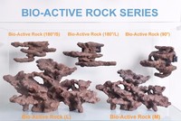 Grande promotion A.S. BRS Bio-Active Reef Rock Aquarium décoration Céramique scaping Marine Aquarium Live Rock Fonction Coral display