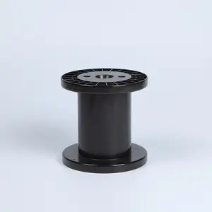 DIN - 160 injection products empty plastic ribbon spools small plastic reels for wire shipping