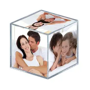 OEM ODM Clear Cube Box акриловая фоторамка Cube