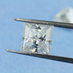 GH rõ ràng 5 mét công chúa cắt hình vuông tổng hợp moissanite đá quý - Product Image 4