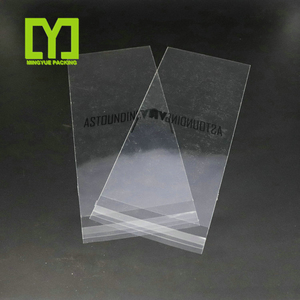 Trasparente pacchetto di plastica autoadesiva stampato Opp borsa con intestazione di stampa rotocalco Logo sigillo termico personalizzato per la promozione di gioielli - Product Image 2