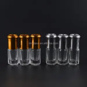 3ml 6ml 12ml roll on glass bottle for attar oil