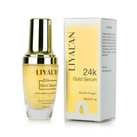 Liyal'an Groothandel Oem Cosmetica Super Hydraterende Hydraterende 24K Goud Gezicht Serum