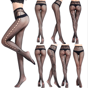 Haut en dentelle transparent et Sexy pour femme, <span class=keywords><strong>bas</strong></span> de corps en résille en <span class=keywords><strong>soie</strong></span>, taille haute, offre spéciale - Product Image 2