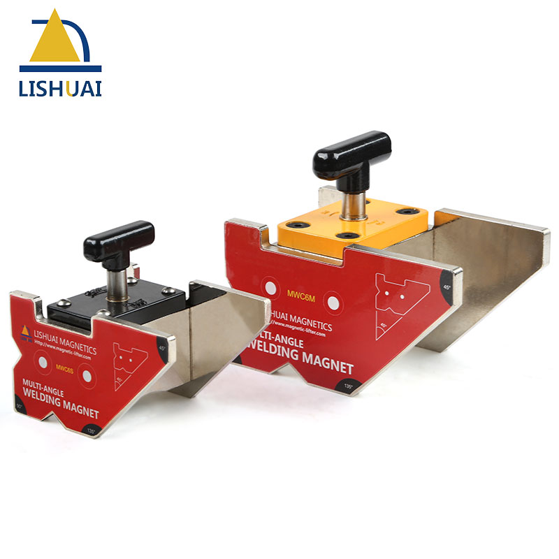 Lishuai On/Off Multi-Sudut Magnetic Welding Clamp/Kuat Langka Bumi Las Dudukan Magnet MWC6