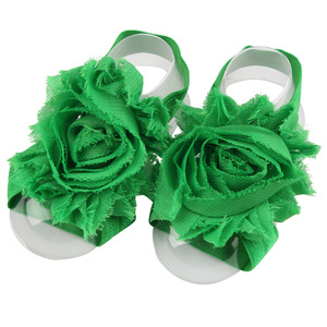 Sandales d'été pour bébés filles, style <span class=keywords><strong>pieds</strong></span> nus, avec fleurs, vente en gros - Product Image 1